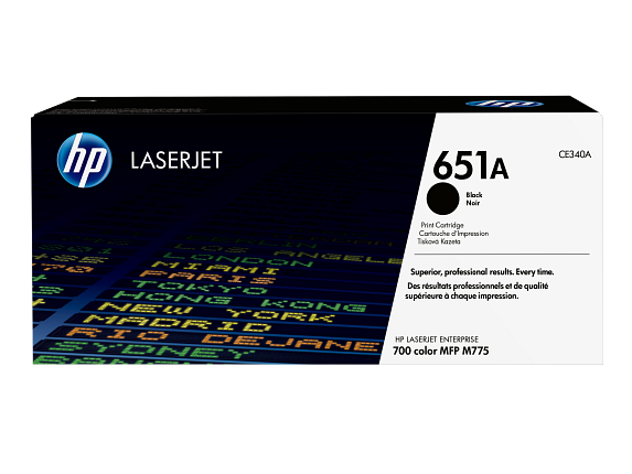 HP 651A toner LaserJet noir authentique