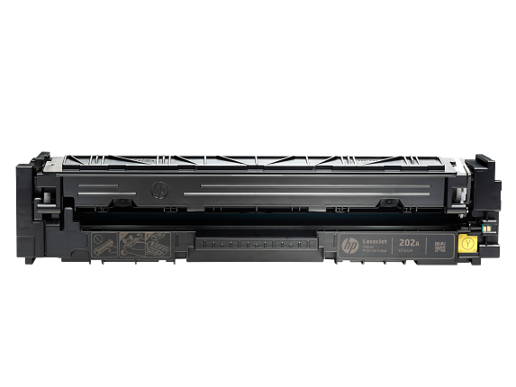 HP Cartouche de toner jaune authentique LaserJet 202A Original