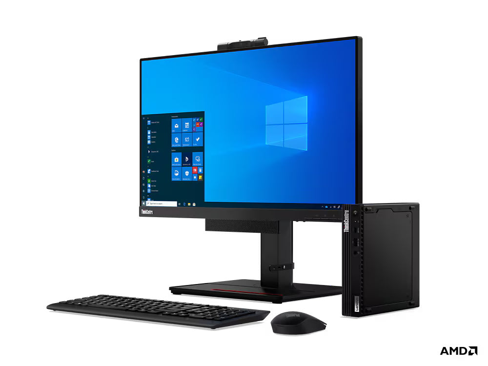 Ordinateur de bureau Lenovo ThinkCentre M75q Gen 2 - Ryzen 5 16 Go SSD 650 Go avec clavier FR-CA