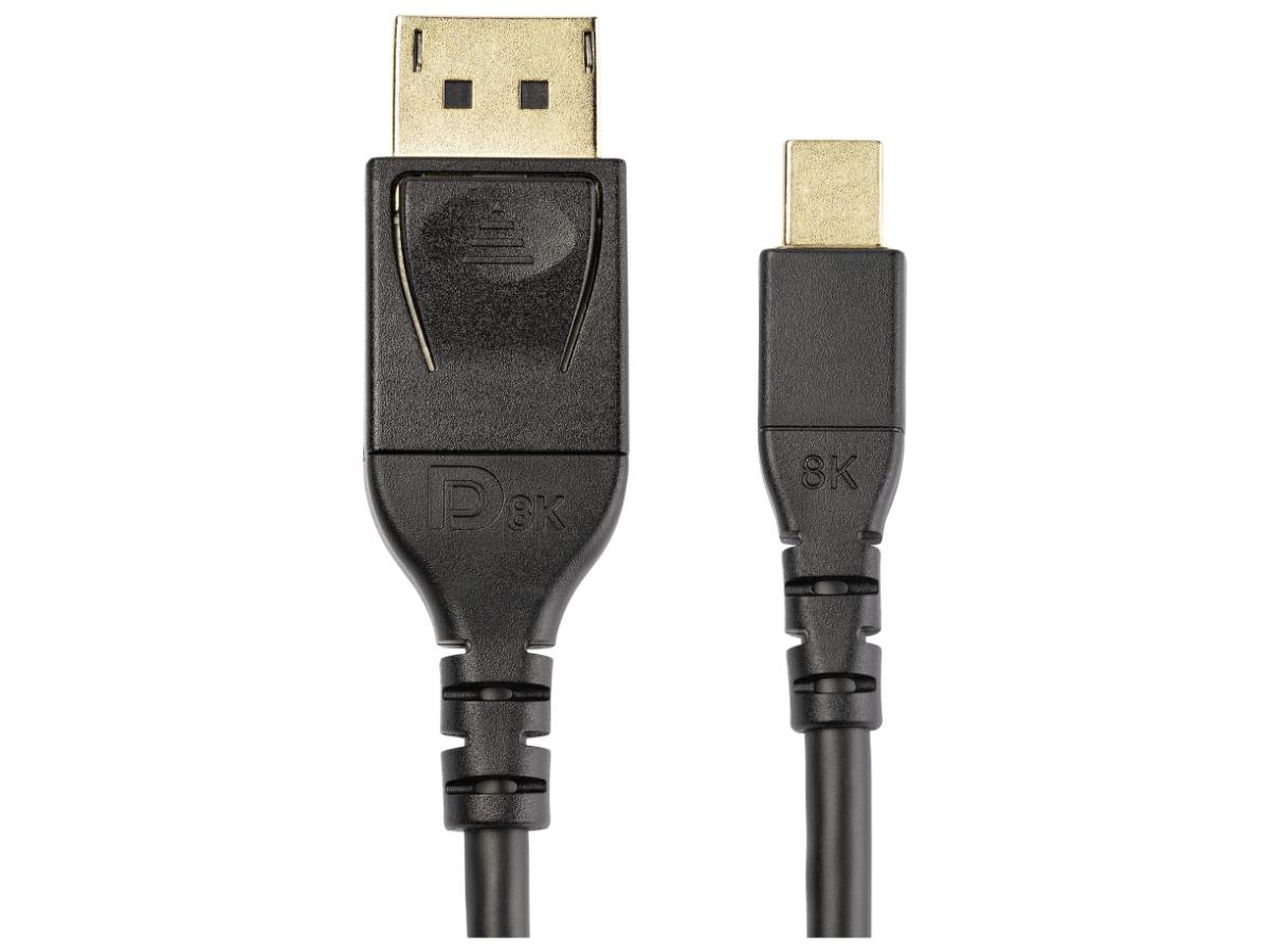 StarTech Mini DP to DisplayPort Cable - 8K 60Hz, 2m, VESA Certified