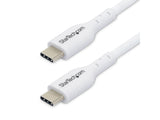 StarTech USB-C Cable - USB 2.0 Charging, 3 ft (0.9 m), White