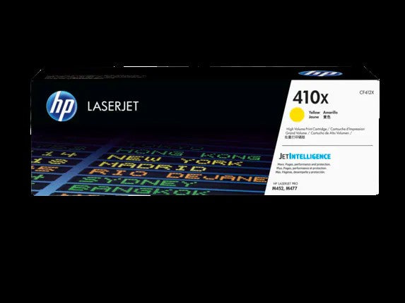 HP 410X toner LaserJet jaune grande capacité authentique