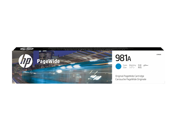 HP 981A cartouche PageWide Cyan authentique