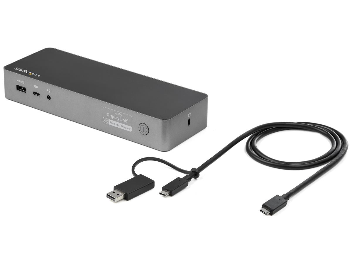 Station d'accueil StarTech ‑ USB-C, double DisplayPort, 4K