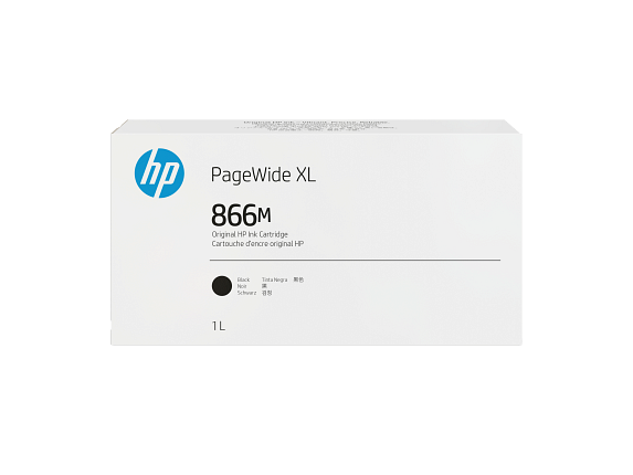 HP Cartouche d’encre 866M PageWide XL, noir, 1 litre