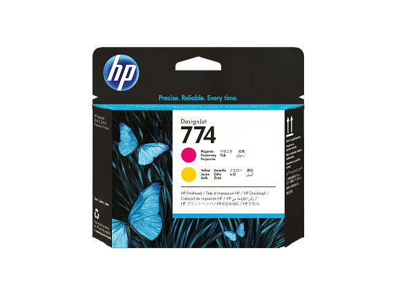 HP Tête d’impression 774 DesignJet magenta/jaune