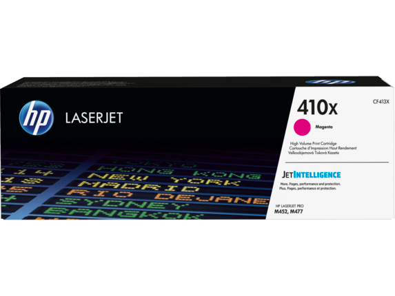 HP 410X toner LaserJet magenta grande capacité authentique