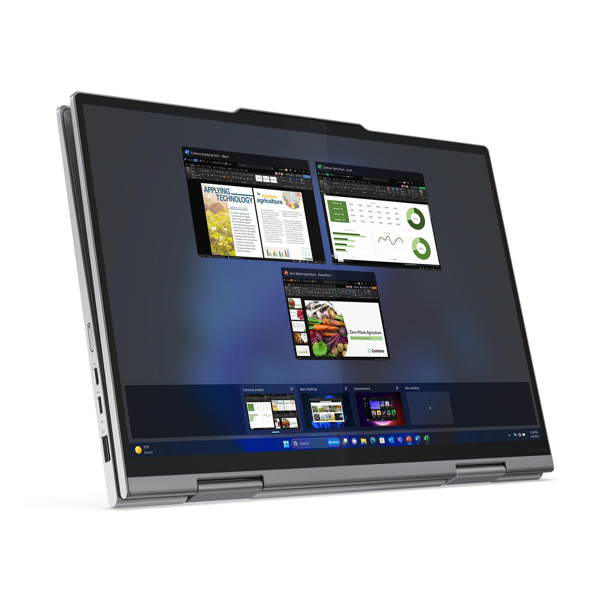 Portable 2-en-1 Lenovo X1 2-in-1 G9 - Ultra 7 16 Go SSD 512 Go avec clavier EN