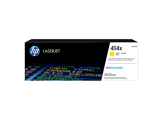 HP 414X Toner jaune LaserJet authentique grande capacité