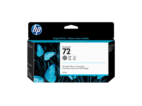 HP 72 cartouche d'encre DesignJet grise, 130 ml