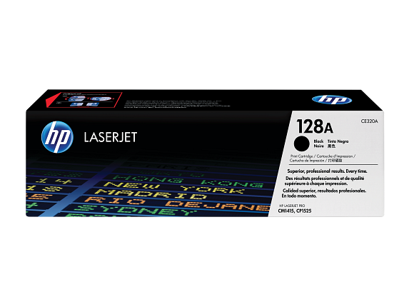 HP 128A toner LaserJet noir authentique