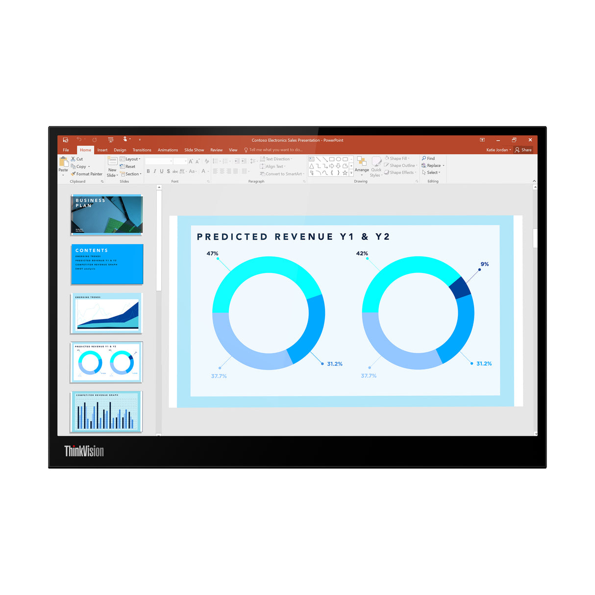 Moniteur Lenovo ThinkVision M14d - 14"
