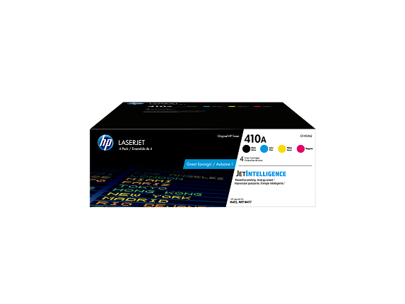 HP LaserJet 410A Pack de 4 toners noir/cyan/magenta/jaune authentiques