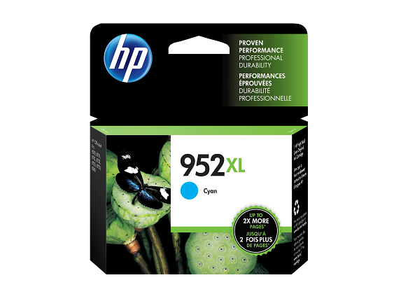 HP 952XL Cartouche d’encre cyan grande capacité authentique