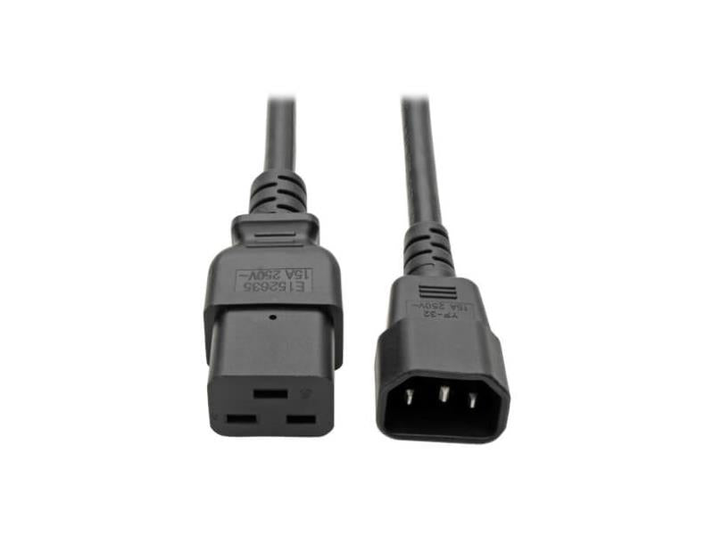 Câble d'alimentation Tripp Lite ‑ C19 vers C14, robuste, 15A, 14 AWG, 2 pi