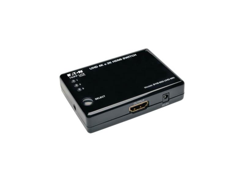 Commutateur HDMI Tripp Lite ‑ 3 ports, 4K 30 Hz, mini