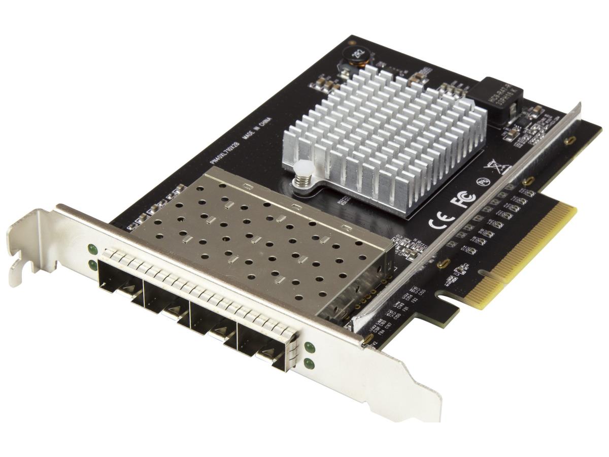 StarTech 4-Port 10Gbps SFP+ PCIe Network Card