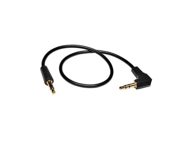 Câble audio Tripp Lite ‑ 3,5 mm, un angle droit, 6 pi