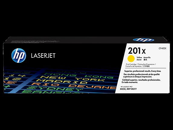 HP 201X toner LaserJet Jaune grande capacité authentique
