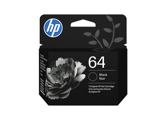 HP Cartouche d’encre noir 64 authentique