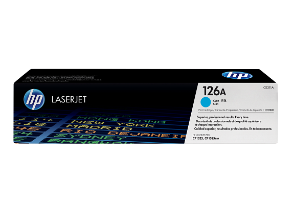 HP 126A toner LaserJet cyan authentique