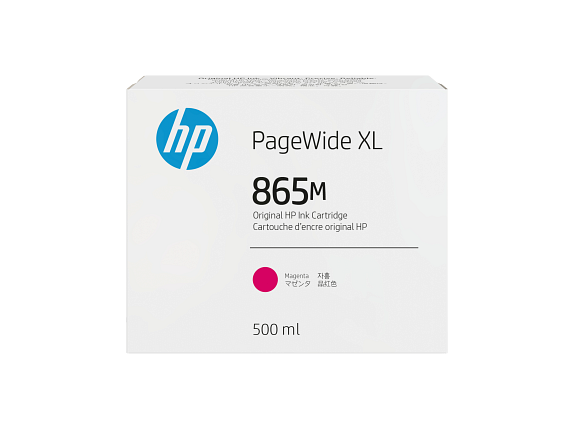 HP Cartouche d'encre 865M PageWide XL, magenta, 500 ml