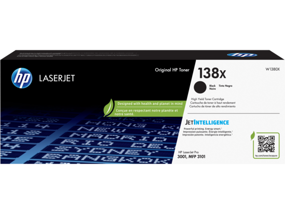 HP Cartouche de toner LaserJet authentique noir 138X grande capacité