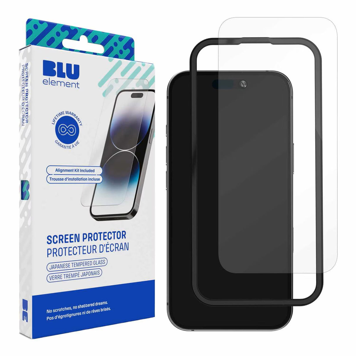 Tempered Glass Screen Protector with Installation Kit for iPhone 16 Pro Max