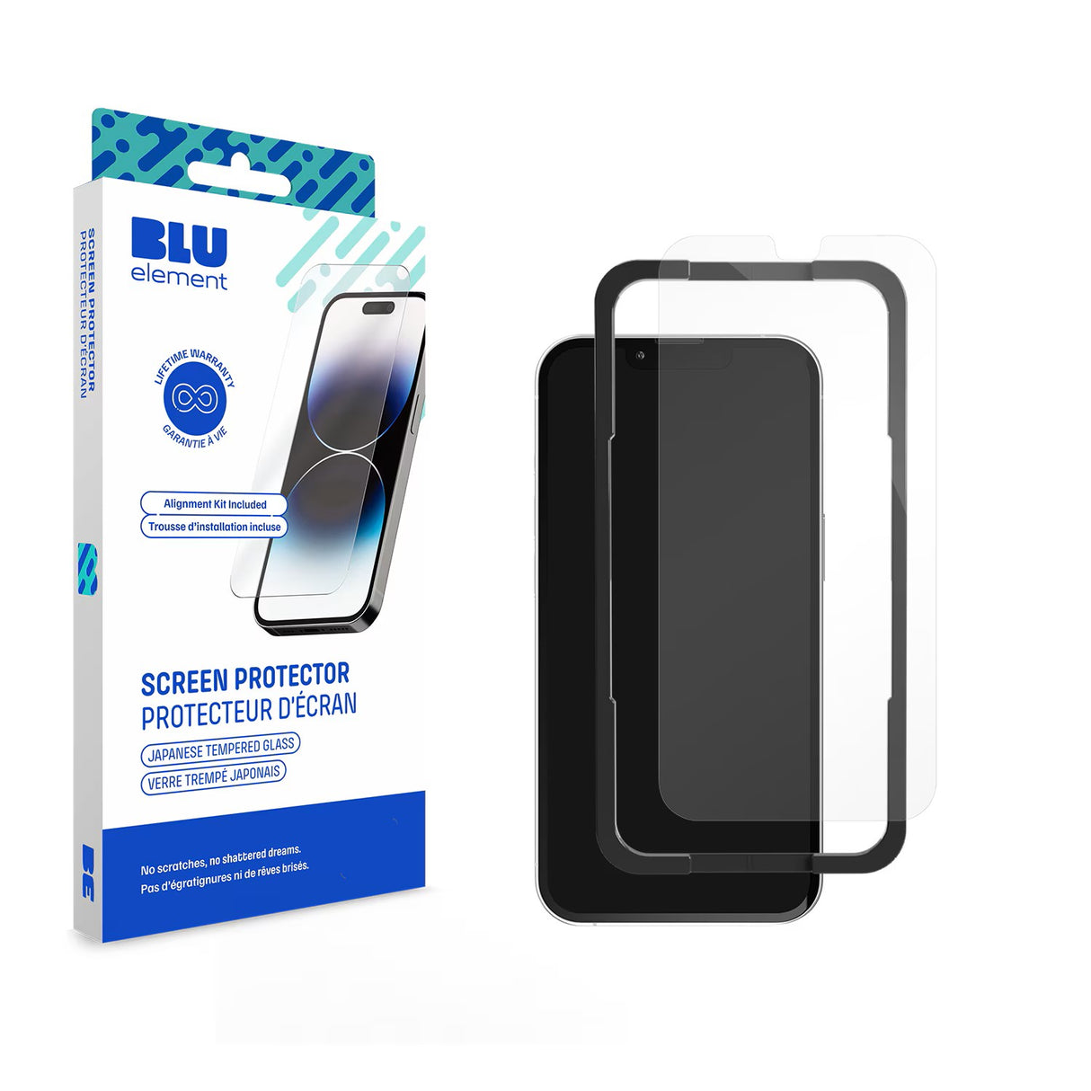 Tempered Glass Screen Protector with Installation Kit for iPhone 17th/16th/14/13/13 Pro/12/12 Pro