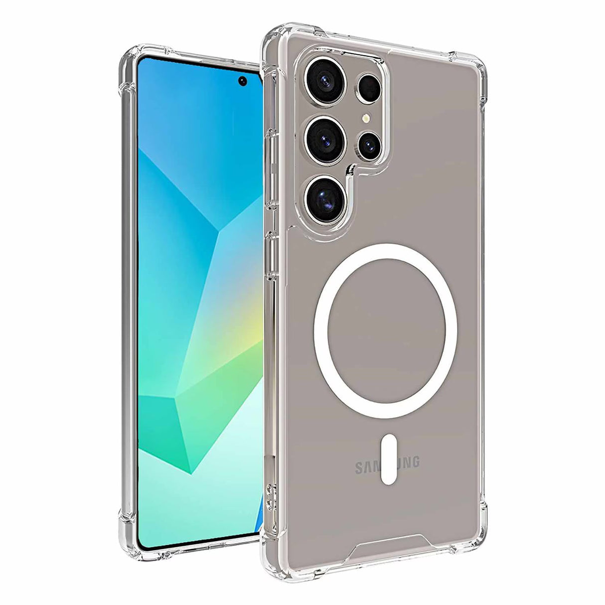 DropZone Robust Clear Magnetic Case for Samsung Galaxy S25 Ultra