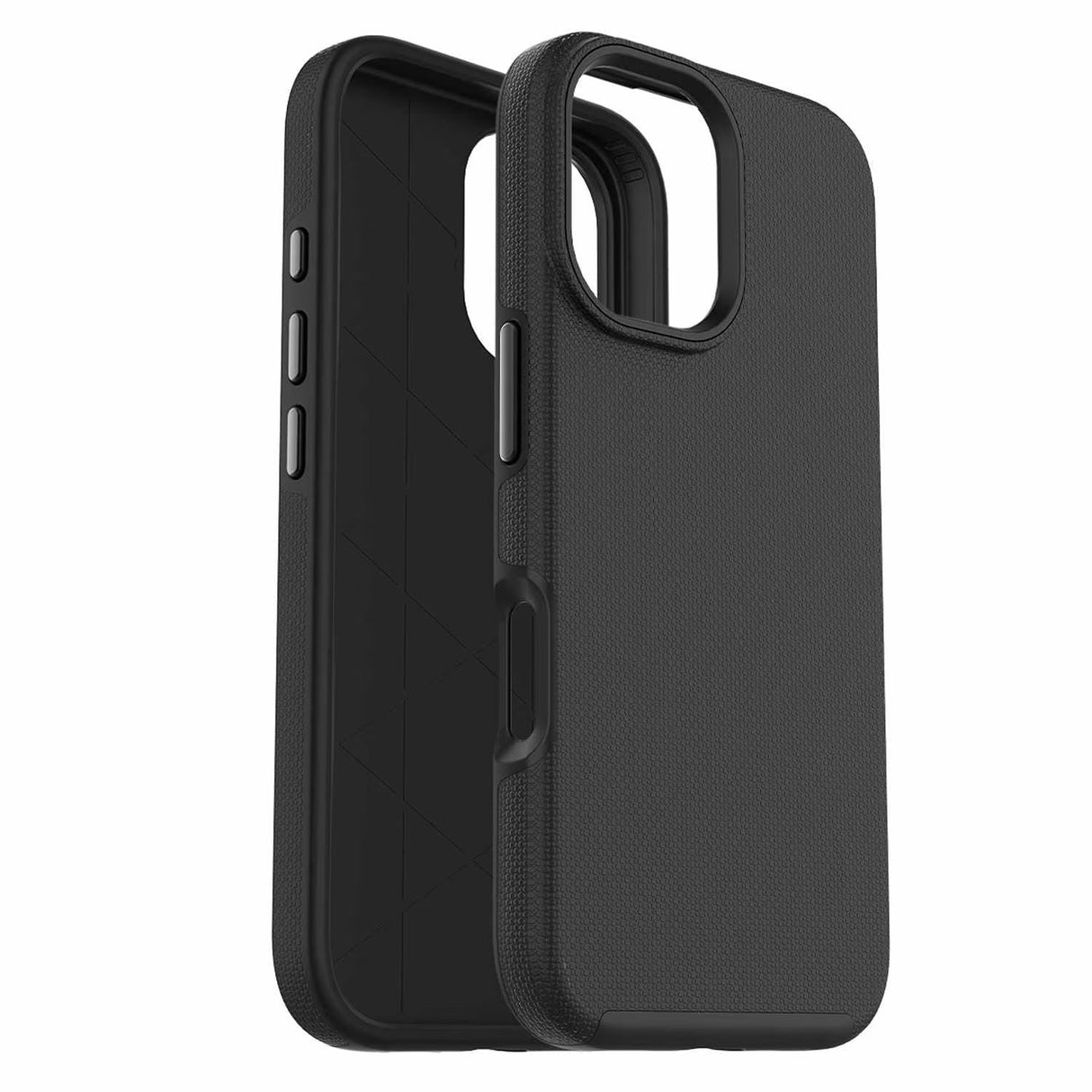 Étui Robuste Armour Noir pour iPhone 16