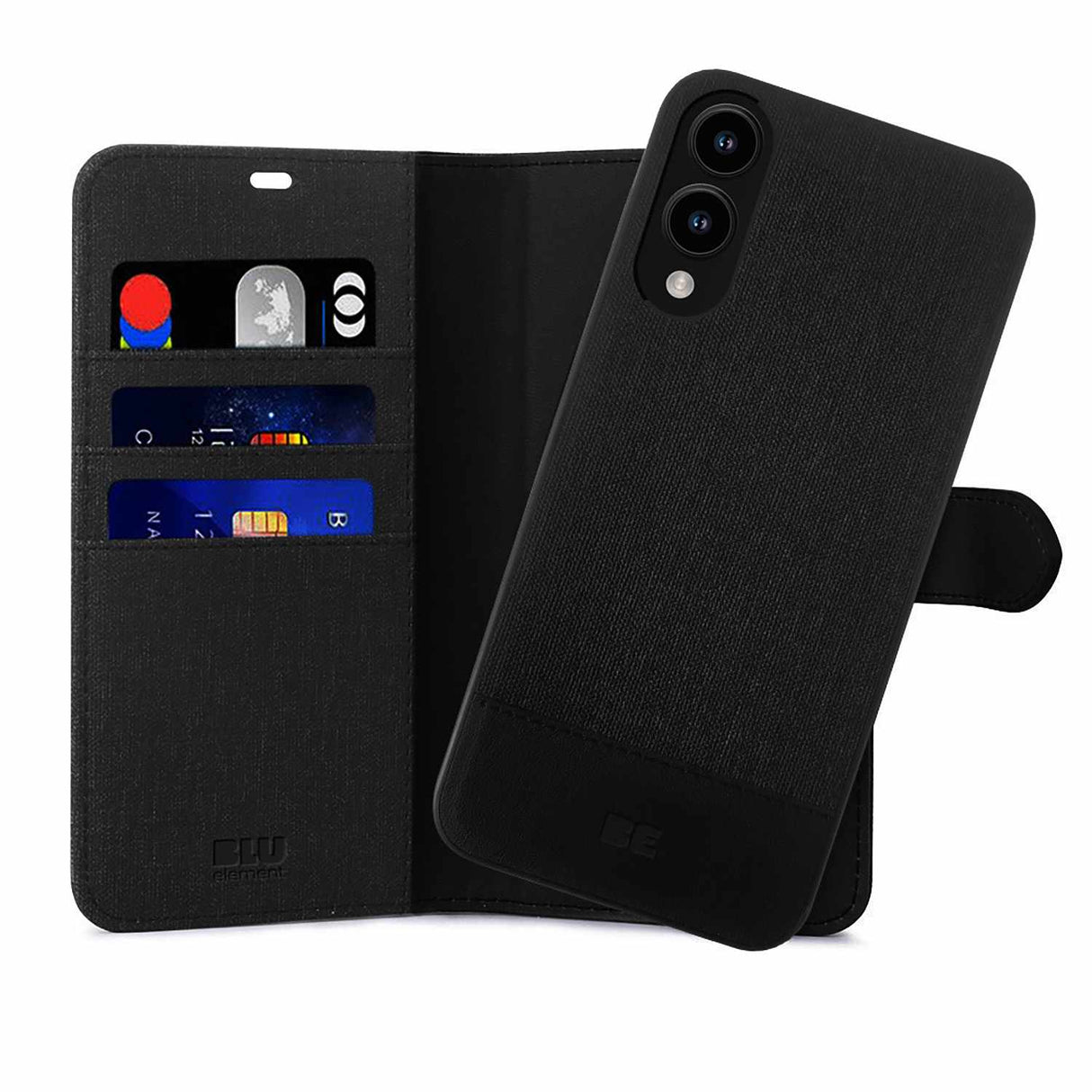 Étui Folio 2-in-1 Noir pour Samsung Galaxy S25 Edge