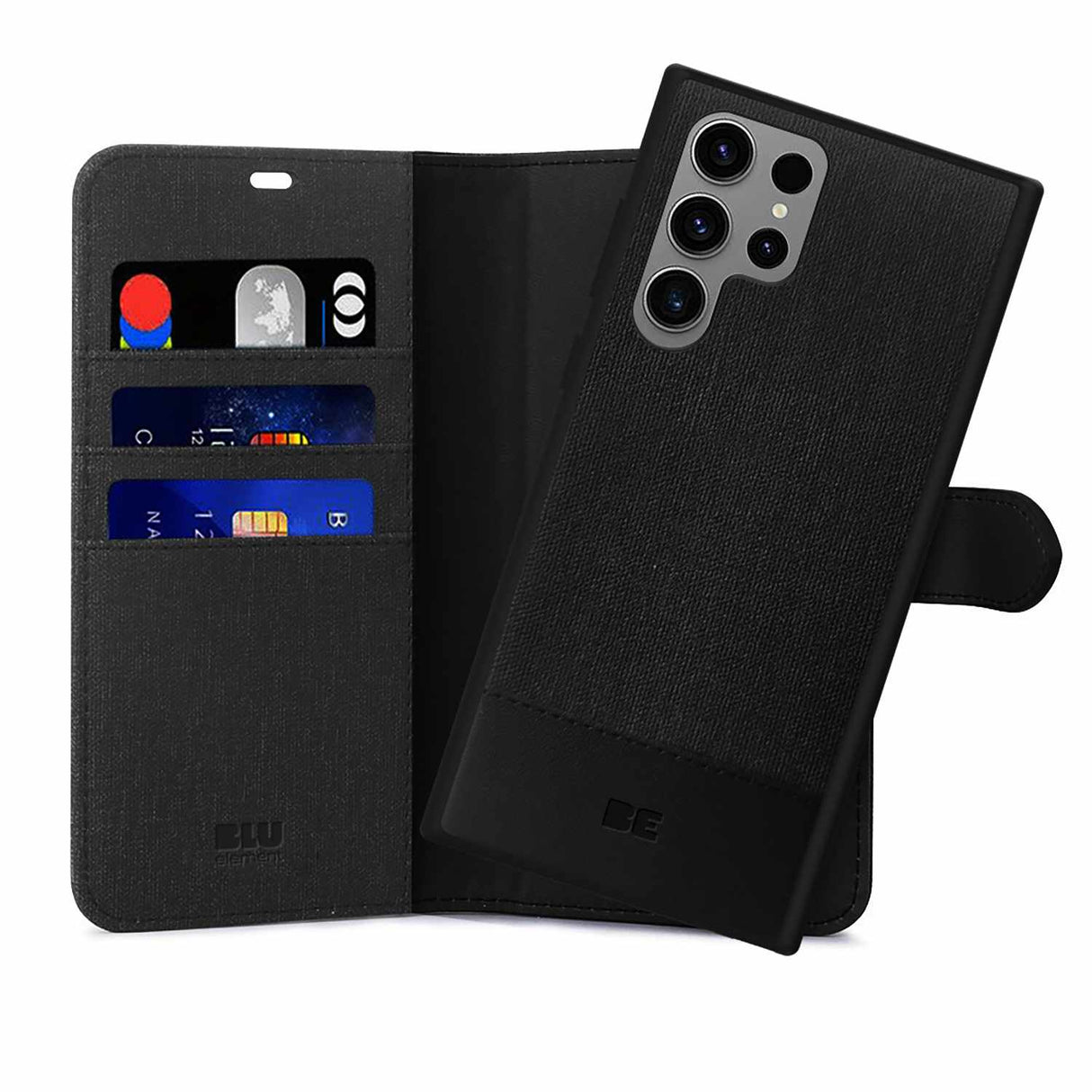 Étui Folio 2-in-1 Noir pour Samsung Galaxy S25 Ultra