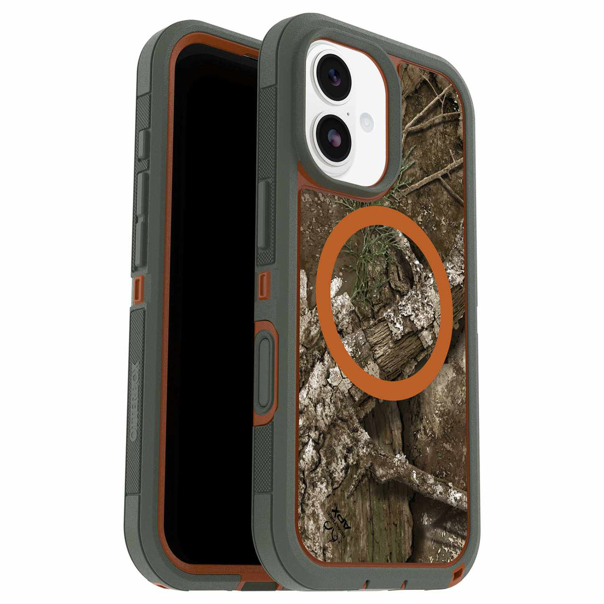 Étui Defender Pro XT Clear MagSafe avec Contrôle de la CaméraRealtree Apx (Vert) pour iPhone 17