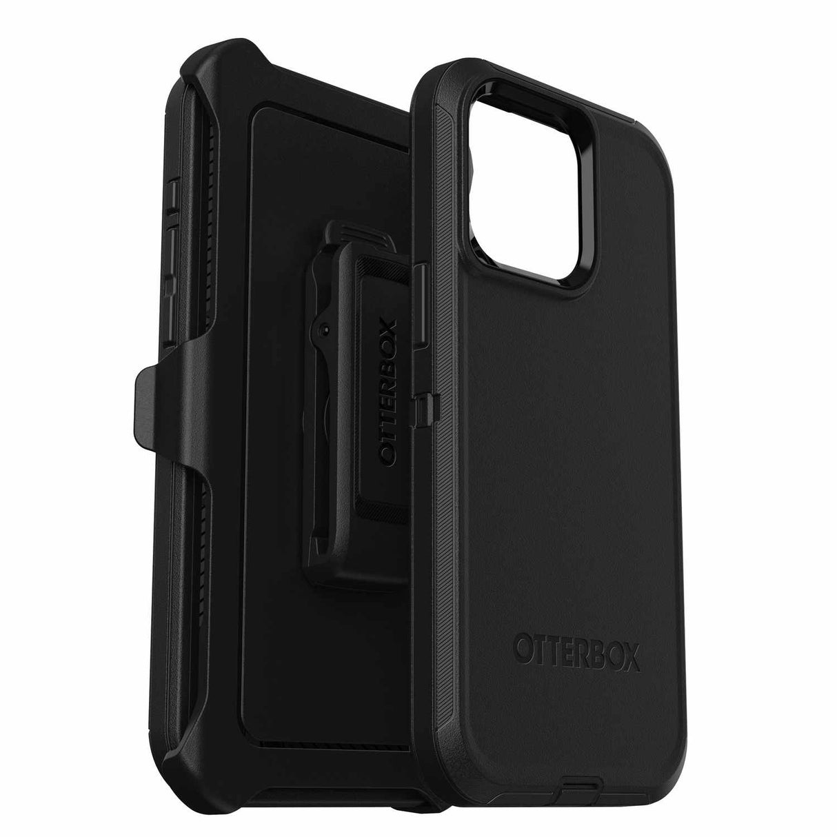 Defender Series Black Protective Case for iPhone 15 Pro Max