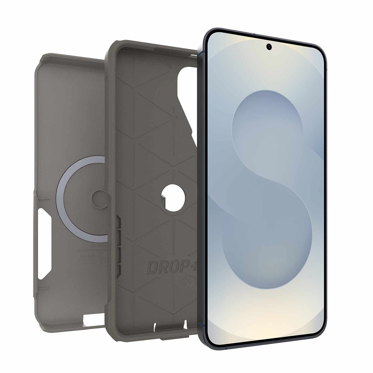 Étui Commuter avec Magnets Gris Compour Samsungt pour Samsung Galaxy S26+