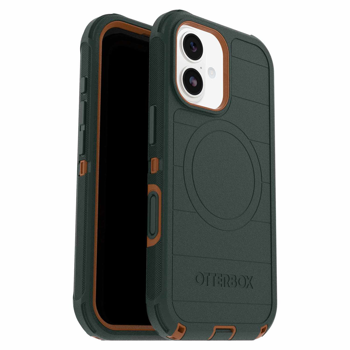 Defender Pro MagSafe Case with Coopersmith Camera Control (Green) for iPhone 17