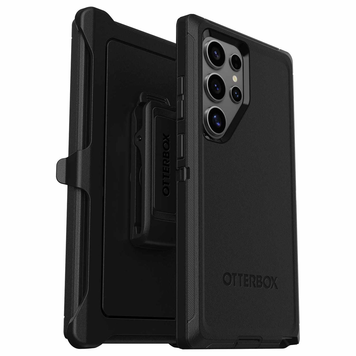 Defender Series Black Protective Case for Samsung Galaxy S24 Ultra