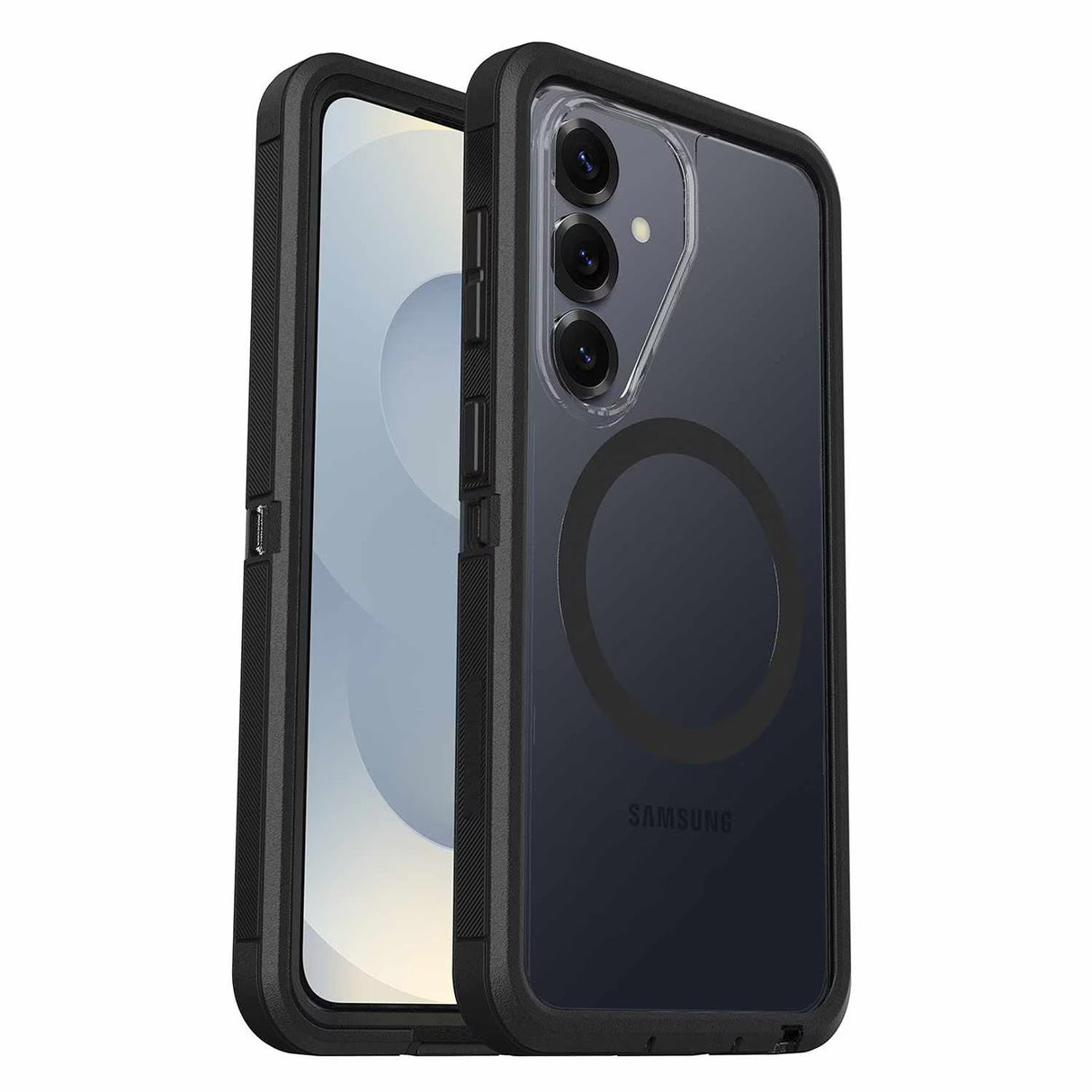 Étui Defender Pro XT Clear avec Magnets Dark Side pour Samsung Galaxy S26