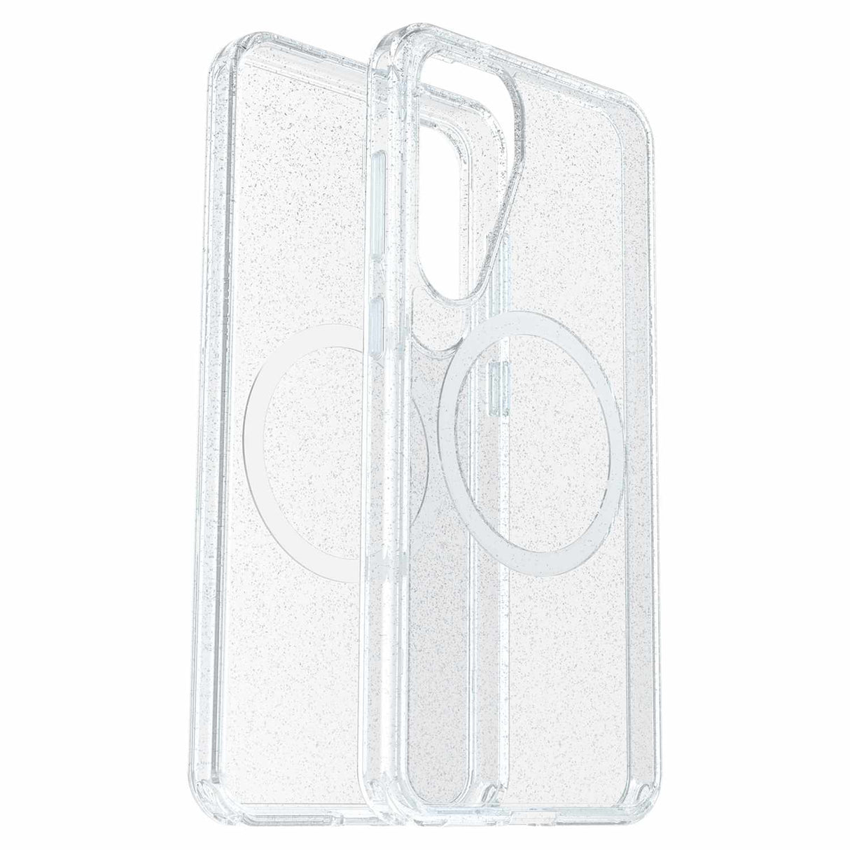 Étui Symmetry Clear Magnets Stardust avec Teinte Bleu pour Samsung Galaxy S25+