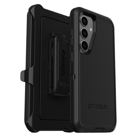 Black Defender Holster Case for Samsung Galaxy S25 Ultra in Bulk Packaging