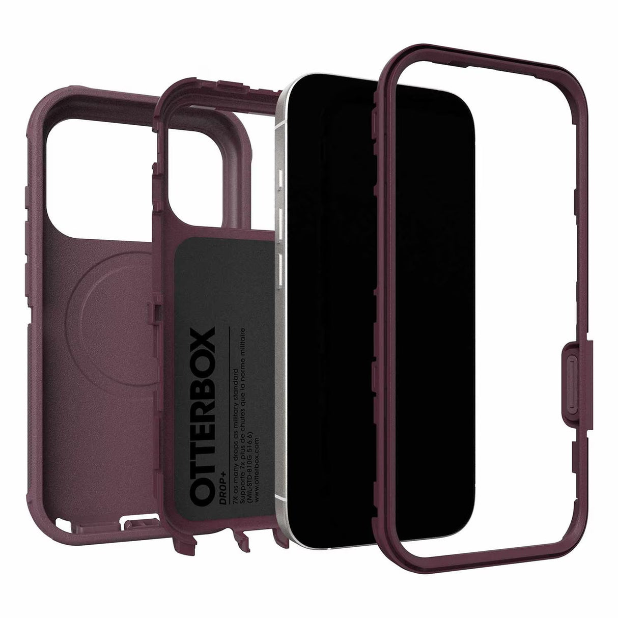 Étui Defender Pro MagSafe avec Contrôle de la Caméra Trailhead (Violet) pour iPhone 17 Pro