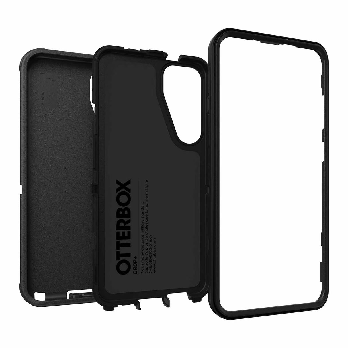 Étui Defender Pro Noir pour Samsung Galaxy S25+/Galaxy S24+