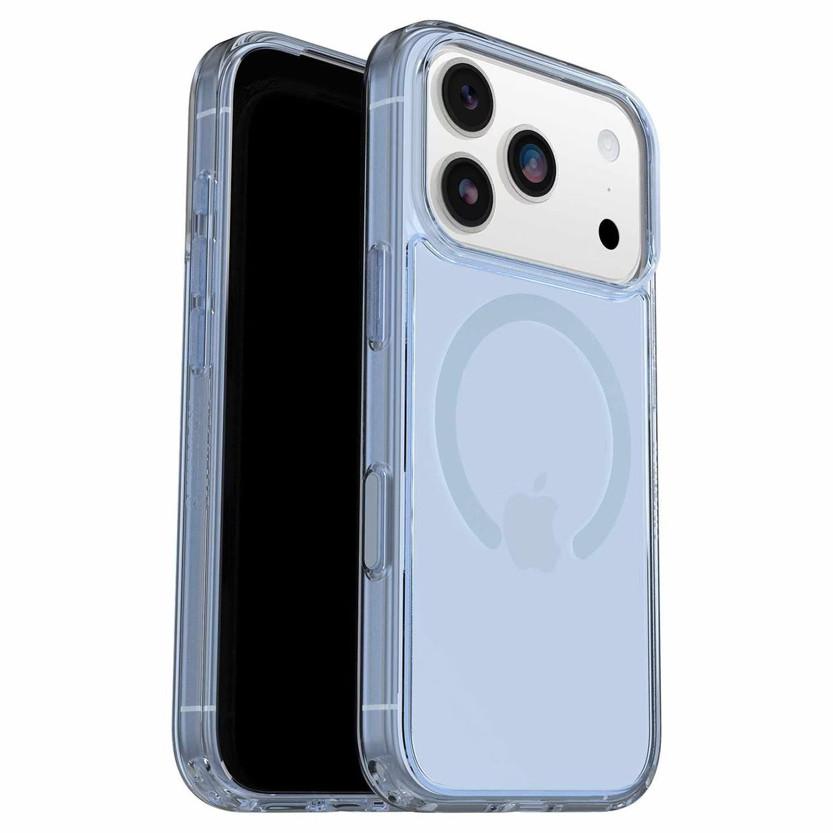 Étui Symmetry Clear MagSafe avec Contrôle de la Caméra Silver Glade (Bleu) pour iPhone 17 Pro