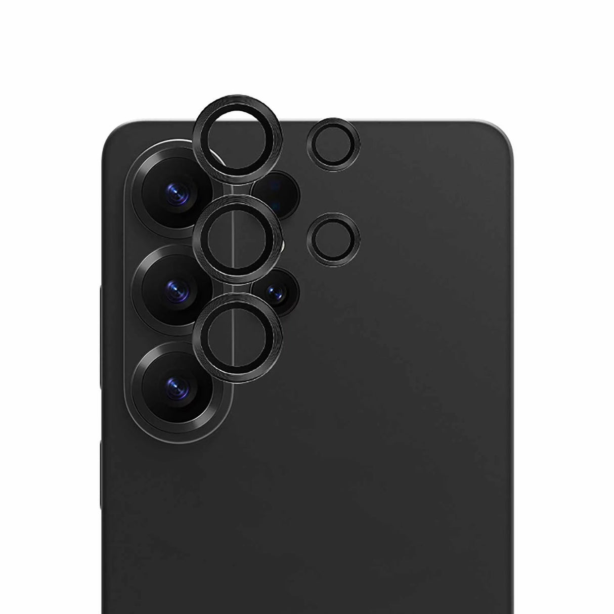 Protecteur D'objectif en Aluminium 1 par 1 Noir pour Samsung Galaxy S26 Ultra