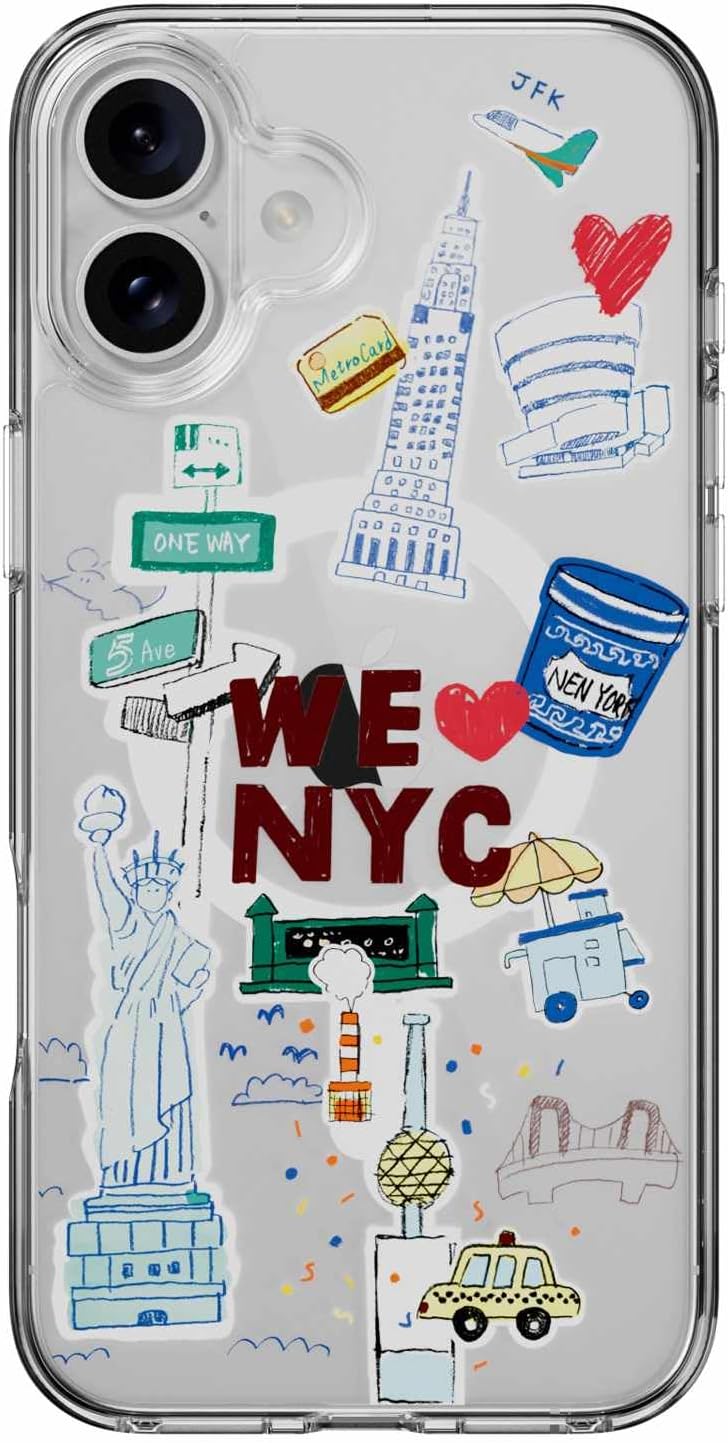 Coque Style M pour iPhone 16 Plus – New York