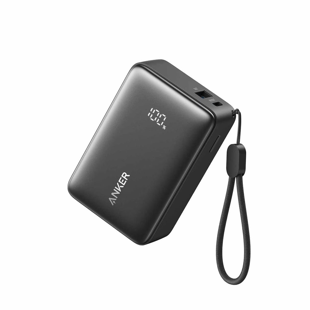 Compact 5000 mAh 22.5W Black Portable Battery
