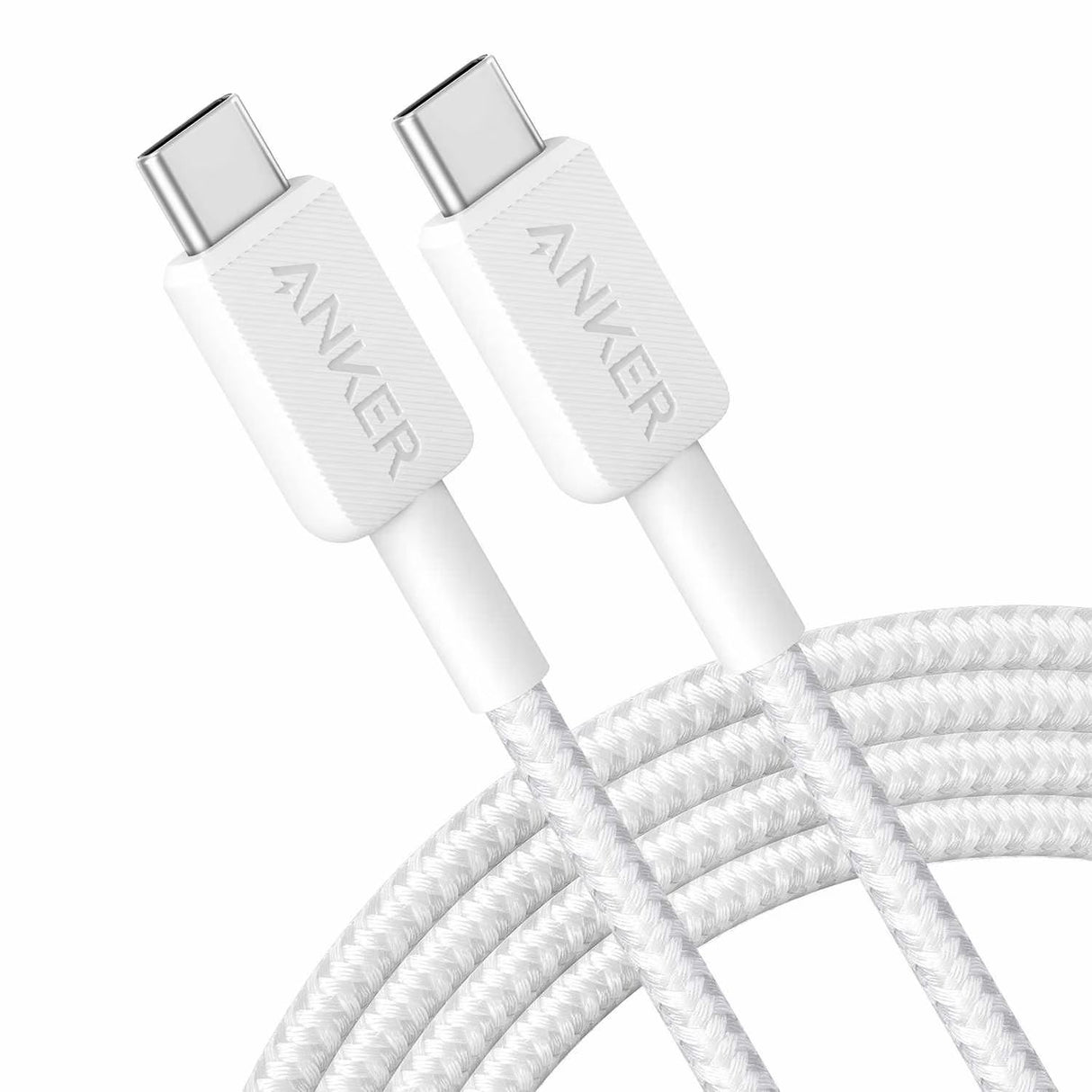 USB-C à USB-C Cable 6 pieds Blanc
