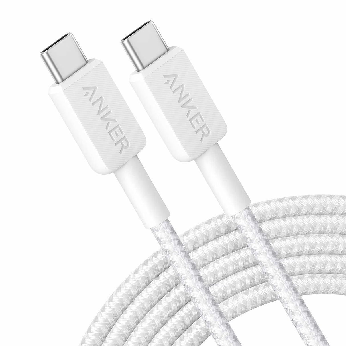 USB-C à USB-C Cable 3 pieds Blanc