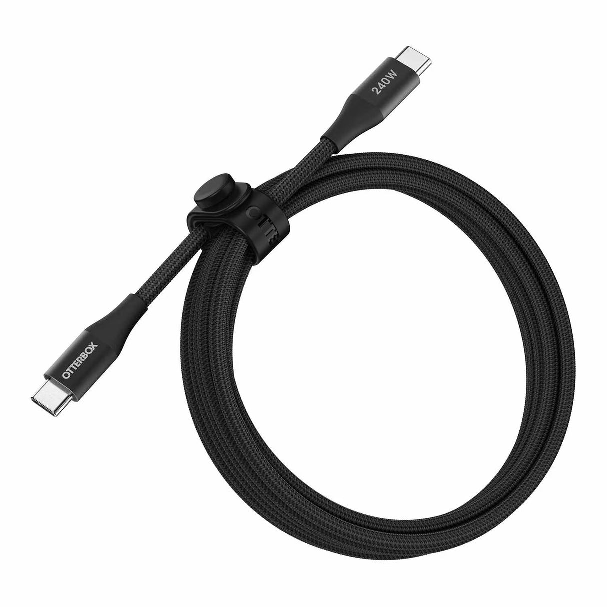 Premium Braided USB-C to USB-C Cable 240W 6ft Black
